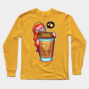 Ultra Jumbo Coffee Long Sleeve T-Shirt